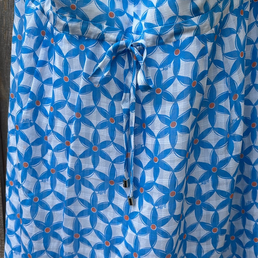 Lilly Pulitzer mini dress/ halter top -sz-12 -Silk - Picture 6 of 14